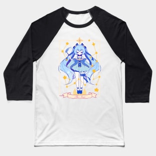 Hatsune Miku Fanart -The star Baseball T-Shirt